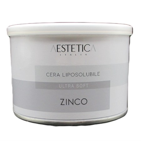barattolo cera depilatoria liposolubile ultra soft zinco 400 ml