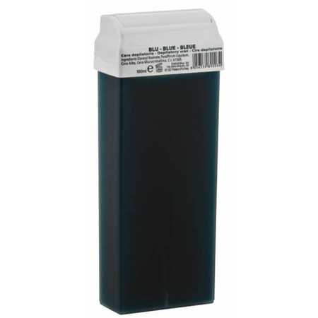 cera depilatoria in ricarica blu rullo grande 100 ml