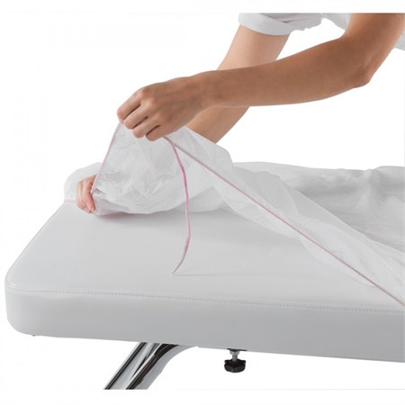 coprilettino tnt plp idrorepellente con elastico estetiste