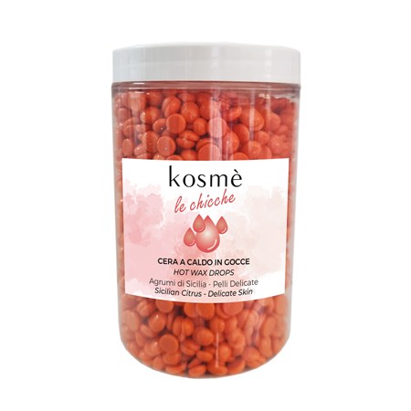 cera depilatoria a caldo in gocce agrumi di sicilia 250g estetiste