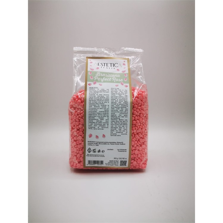 Cera depilatoria Brasiliana Perfect in gocce  rosa 1 kg