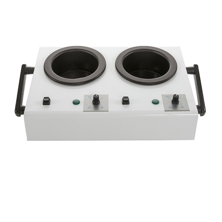 Fornello scaldacera quadrato doppio per barattoli da 400 ml