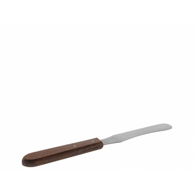Spatola stendicera curva in acciaio media